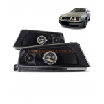 Фары Skoda Octavia tour 2000-2010 с BiLed линзами и ангельскими глазками